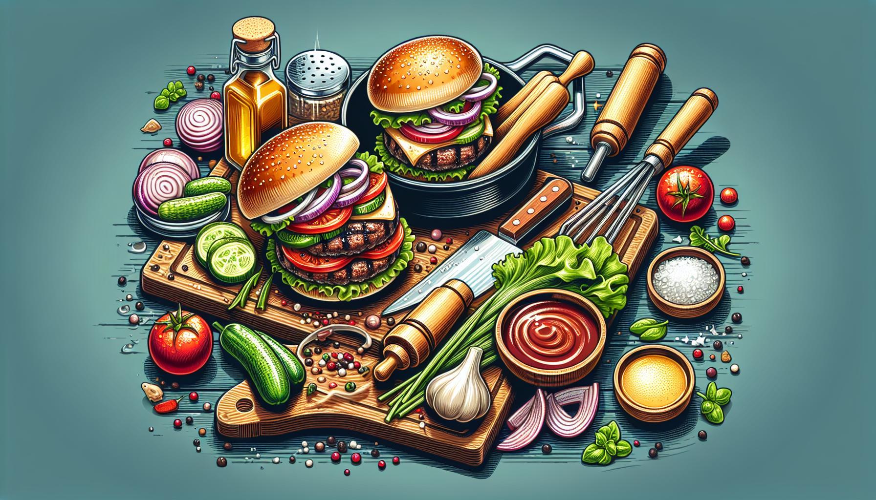 Jak zrobić domowe burgery z grilla – prosty przepis